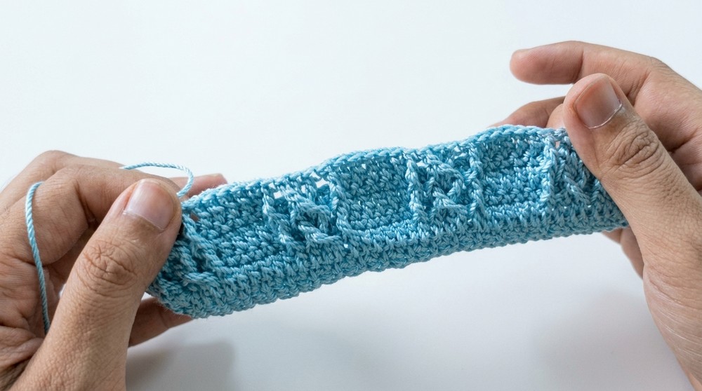 Simple Cable Stitch Sling Bag Pattern