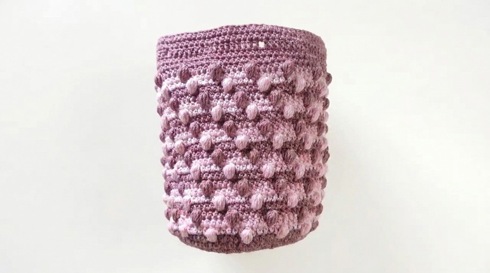 Tutorial Bucket Bag Crochet