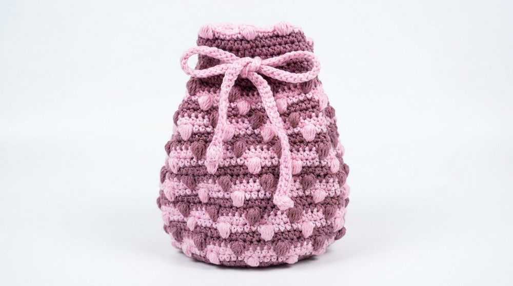 Tutorial Bucket Bag Crochet