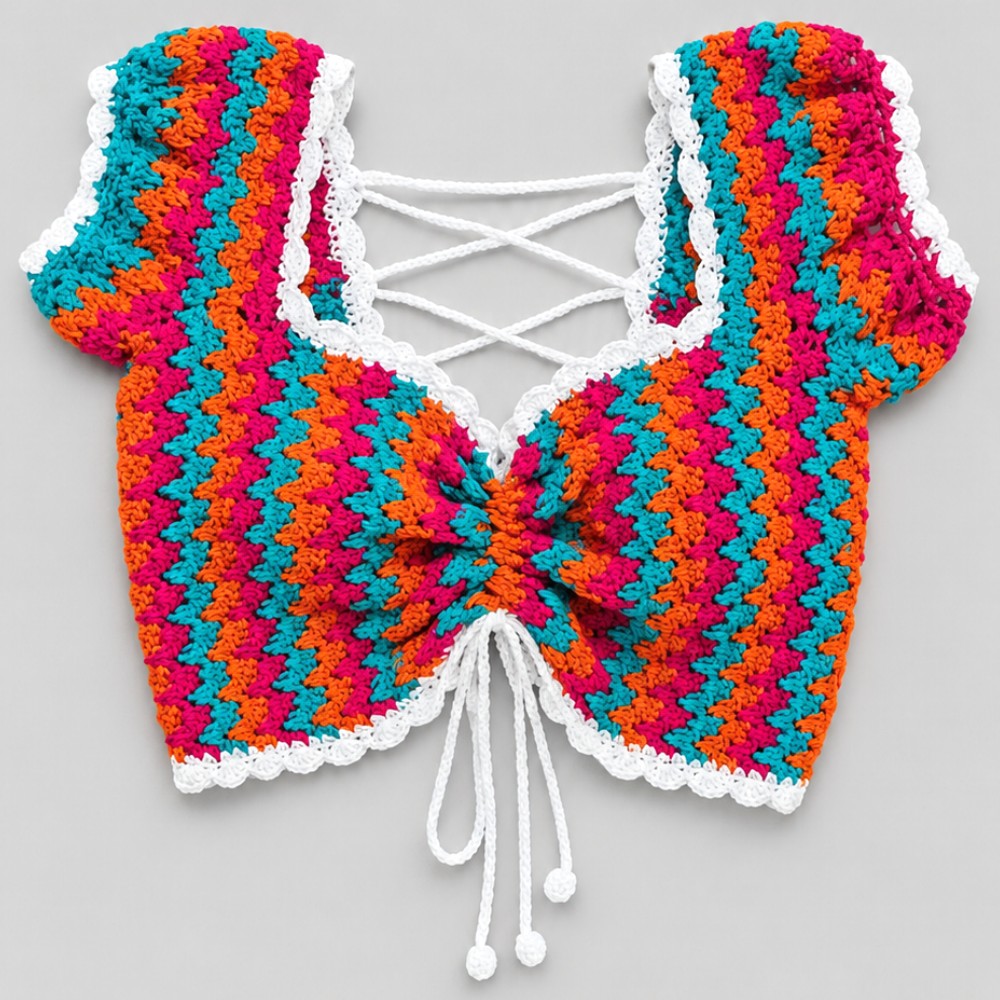 Colorful and Diverse Knitted Bustiers (8)