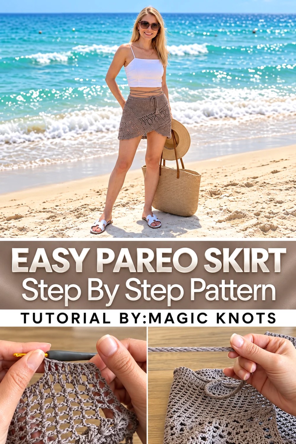 Crochet Pareo Skirt (1)