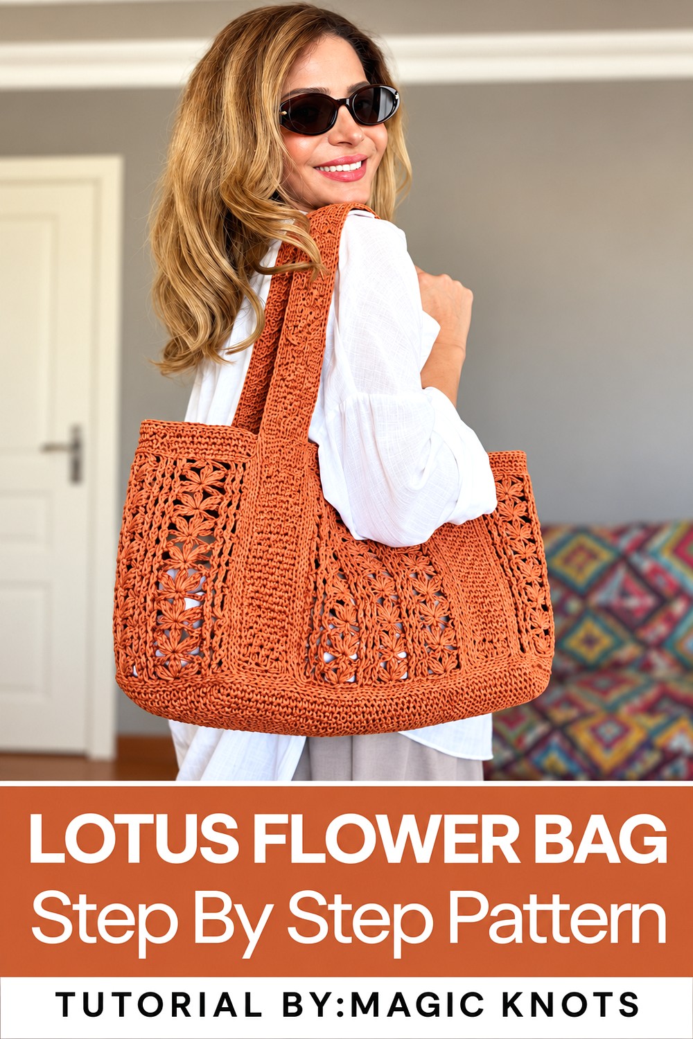 Favorite of the Year Lotus Flower Crochet Bag (1)