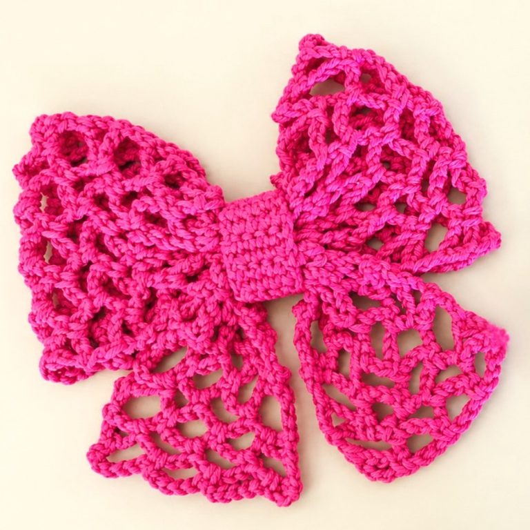 How To aCrochet Bow Tie (2)