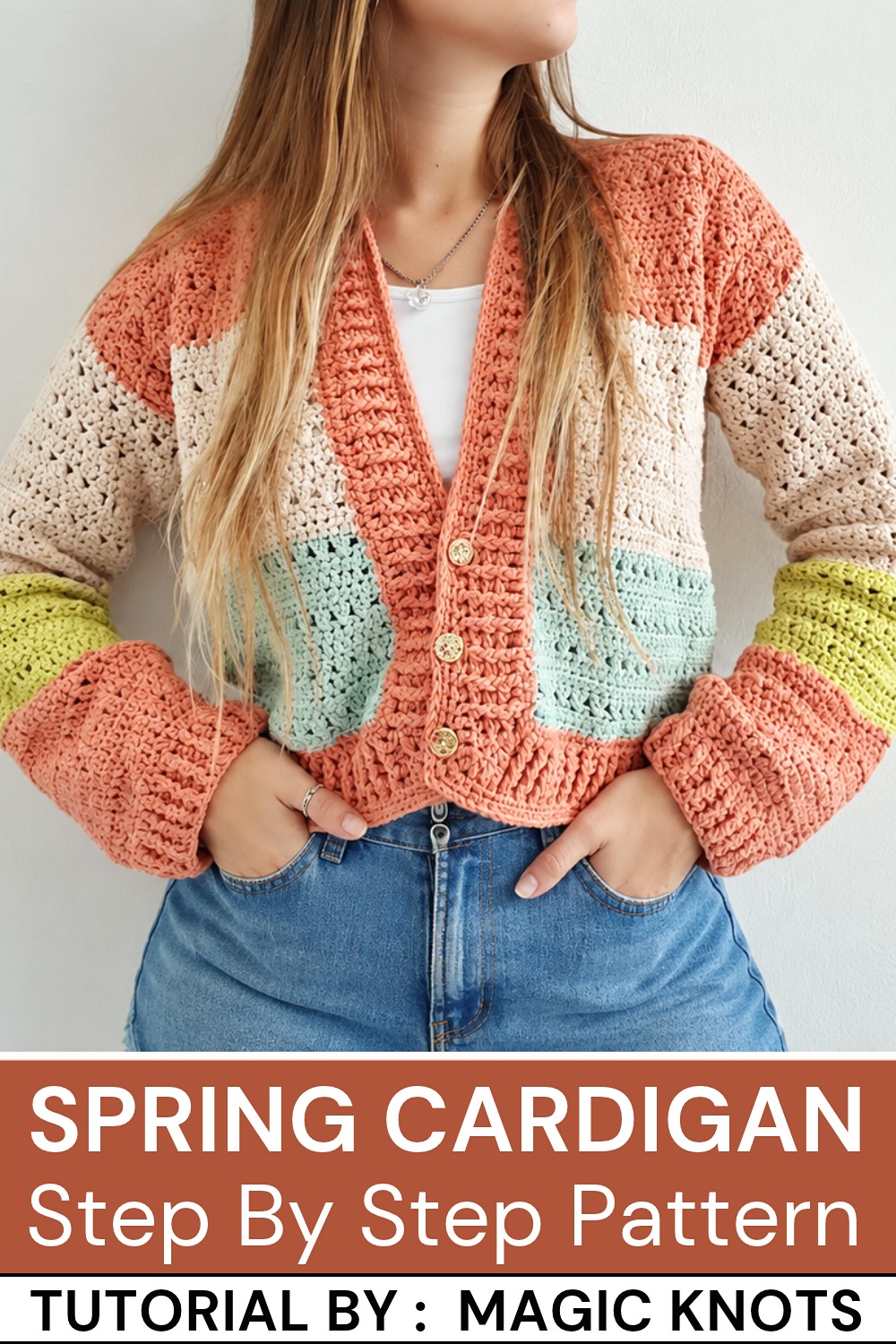 How To Crochet Colorful Spring Cardigan (3)