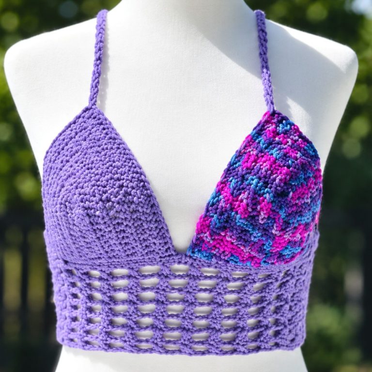 How To Crochet Easy Bustier With Just 1 Ball Of Yarn (2)