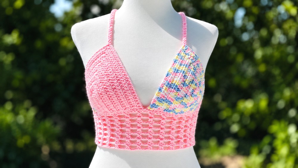 How To Crochet Easy Bustier With Just 1 Ball Of Yarn (6)