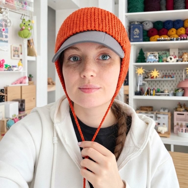 How to Crochet a Stylish Cap Headband _ Beautiful and Easy Hair Accessory Tutorial (2)