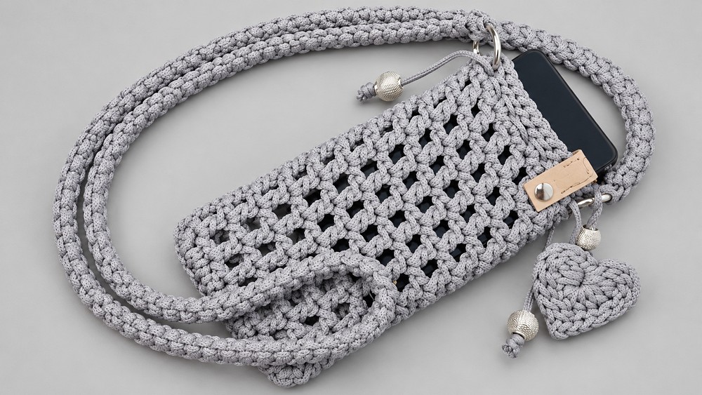 Let's crochet a beautiful and comfortable phone case (2)